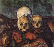 carpet three skull, Paul Cezanne